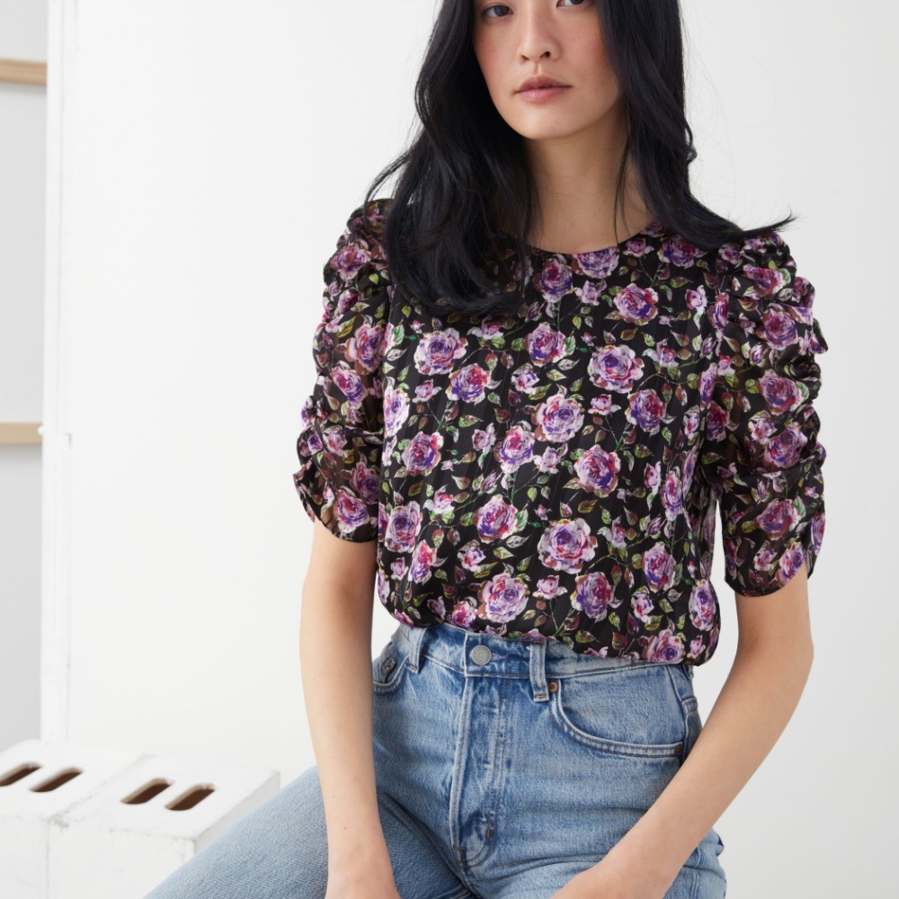 NWT & Other Stories Puff Sleeve Top